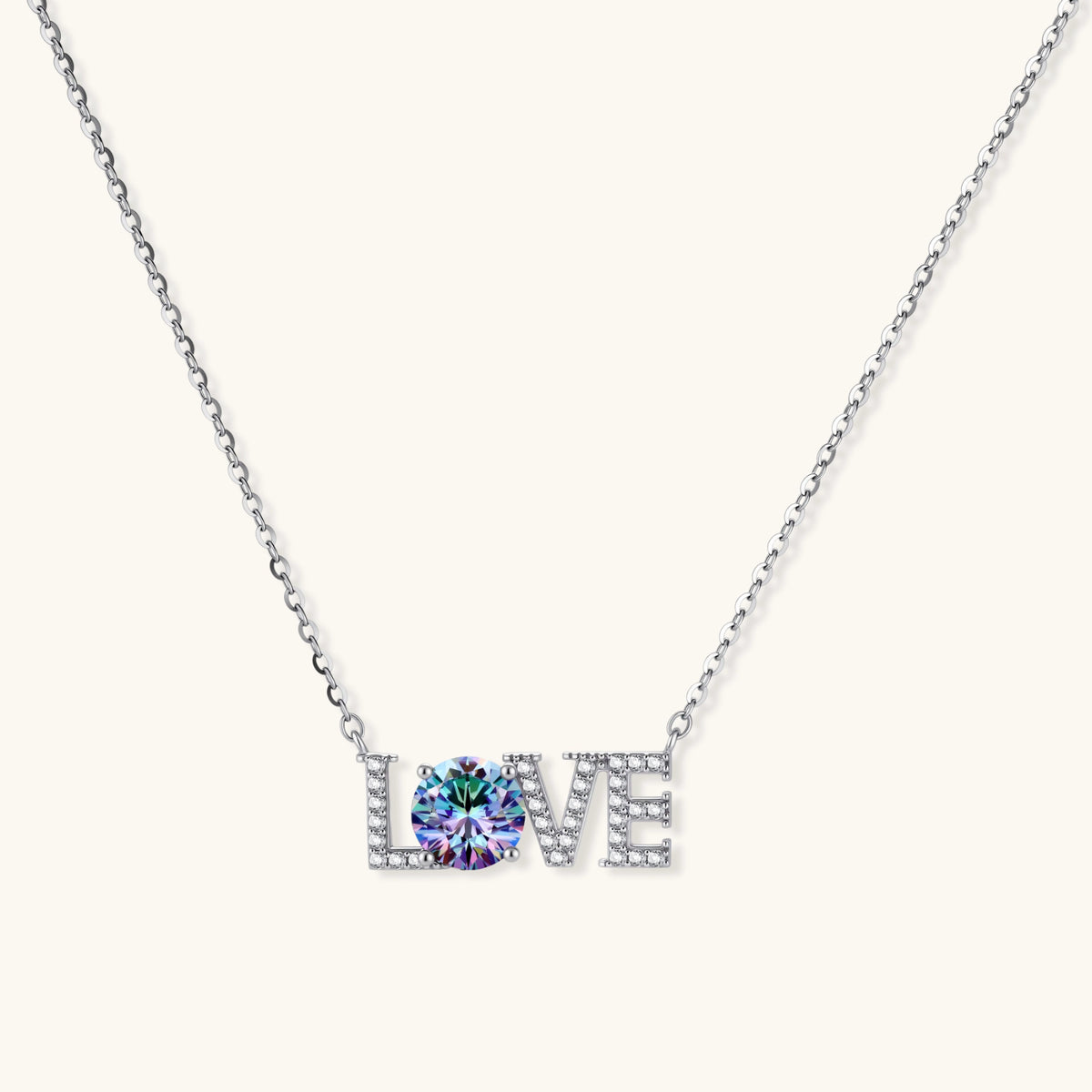 Collier LOVE Moissanite | FJORÉ
