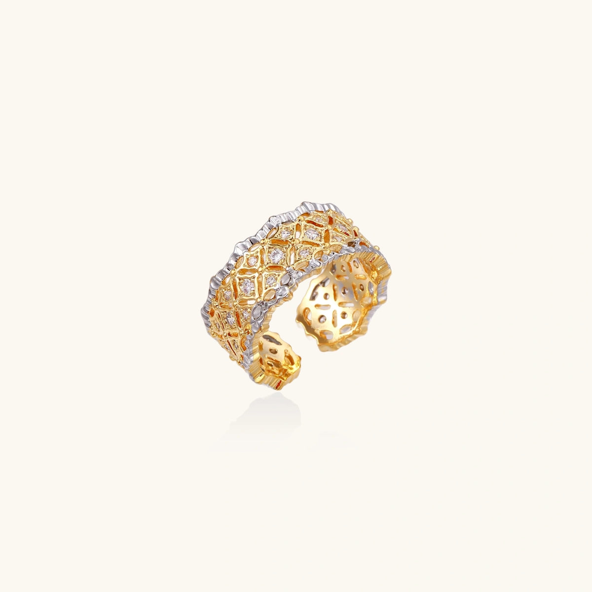 Bague Luxe Treillis | FJORÉ