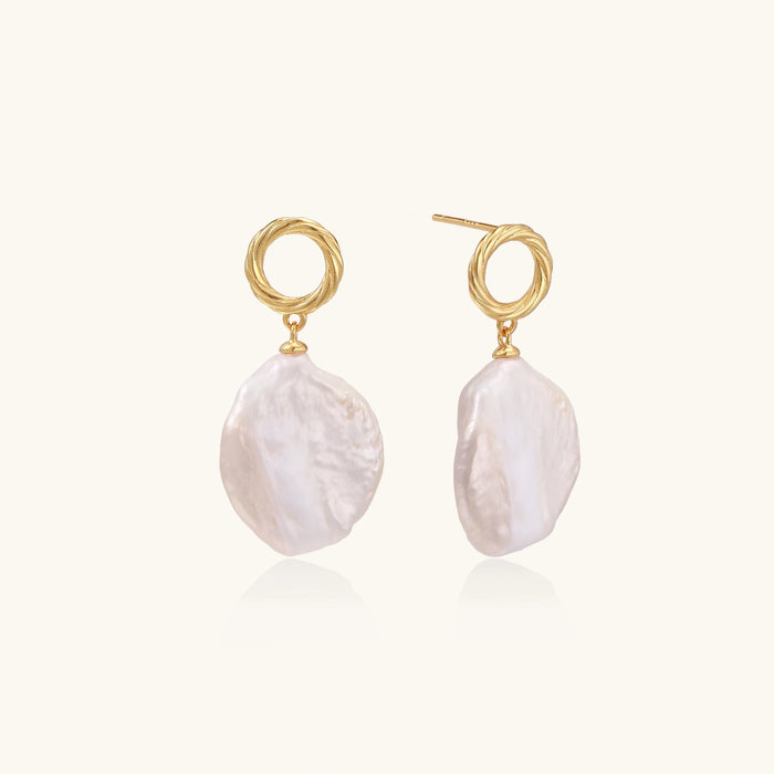 Boucles d'Oreilles Gouttes Nacrées | FJORÉ