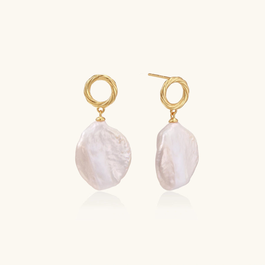 Boucles d'Oreilles Gouttes Nacrées | FJORÉ