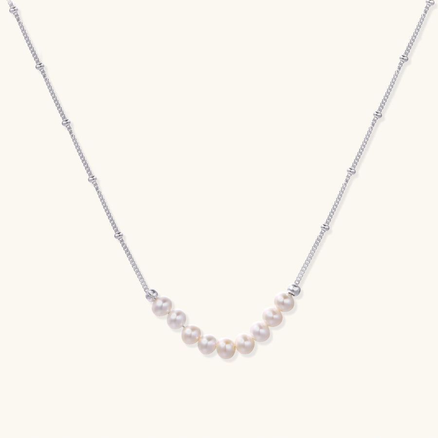 Collier Arc Perlé Luna | FJORÉ