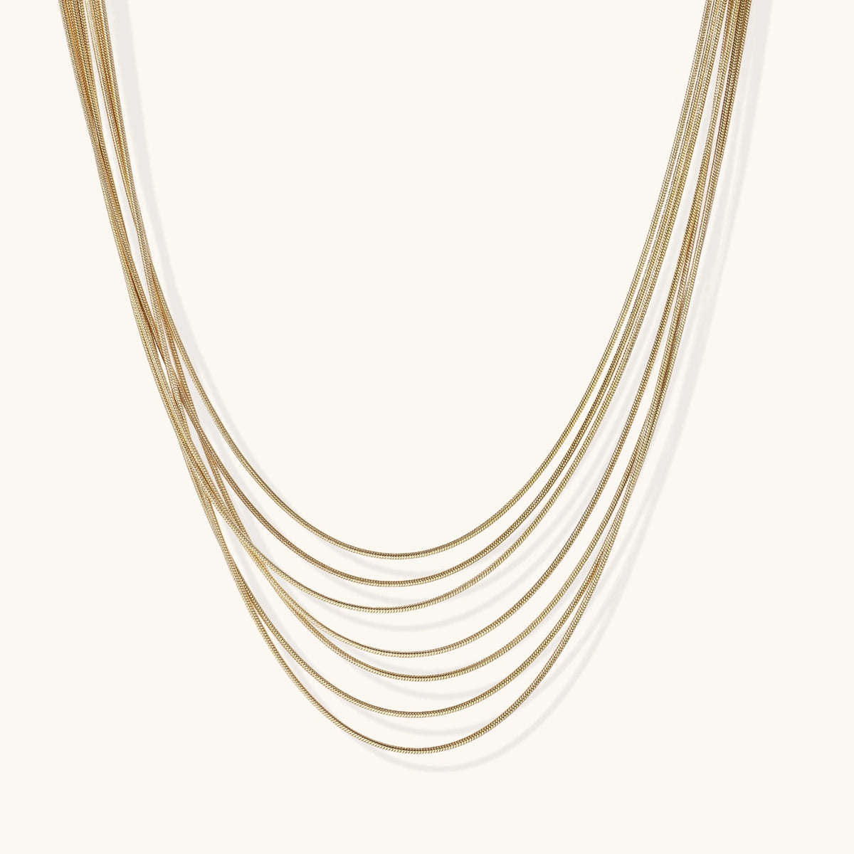 Collier Superposé Golden Hour | FJORÉ