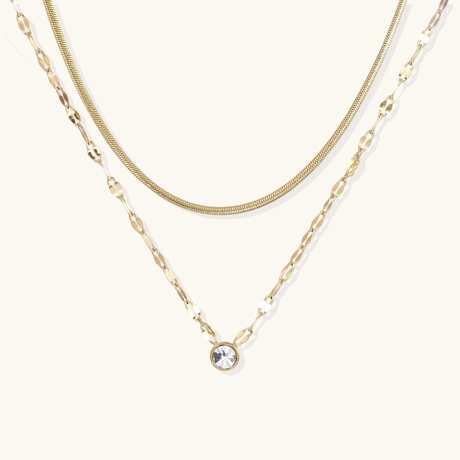 Collier Golden Hour à Étages | FJORÉ