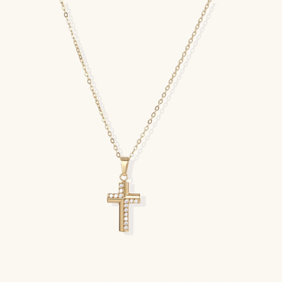 Collier Croix Rayonnante Divine | FJORÉ