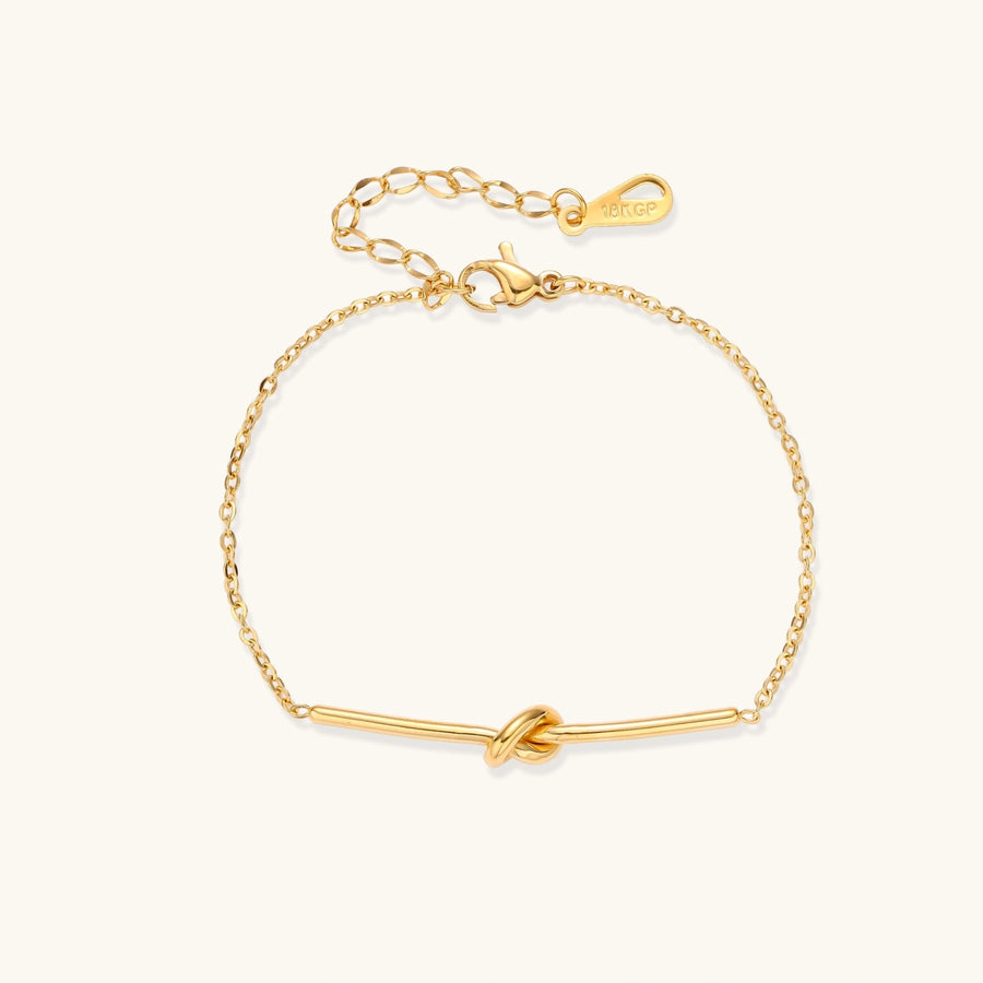 Bracelet Barre Nœud Torsadé | FJORÉ