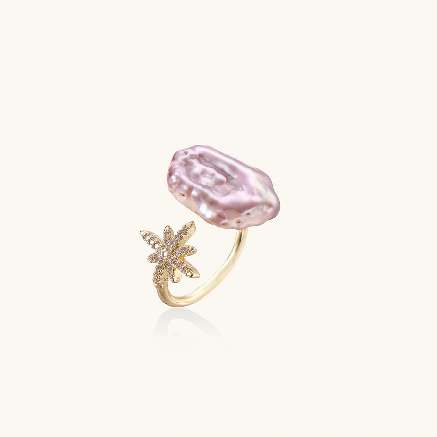 Bague Rêve de Perle Étoilée | FJORÉ