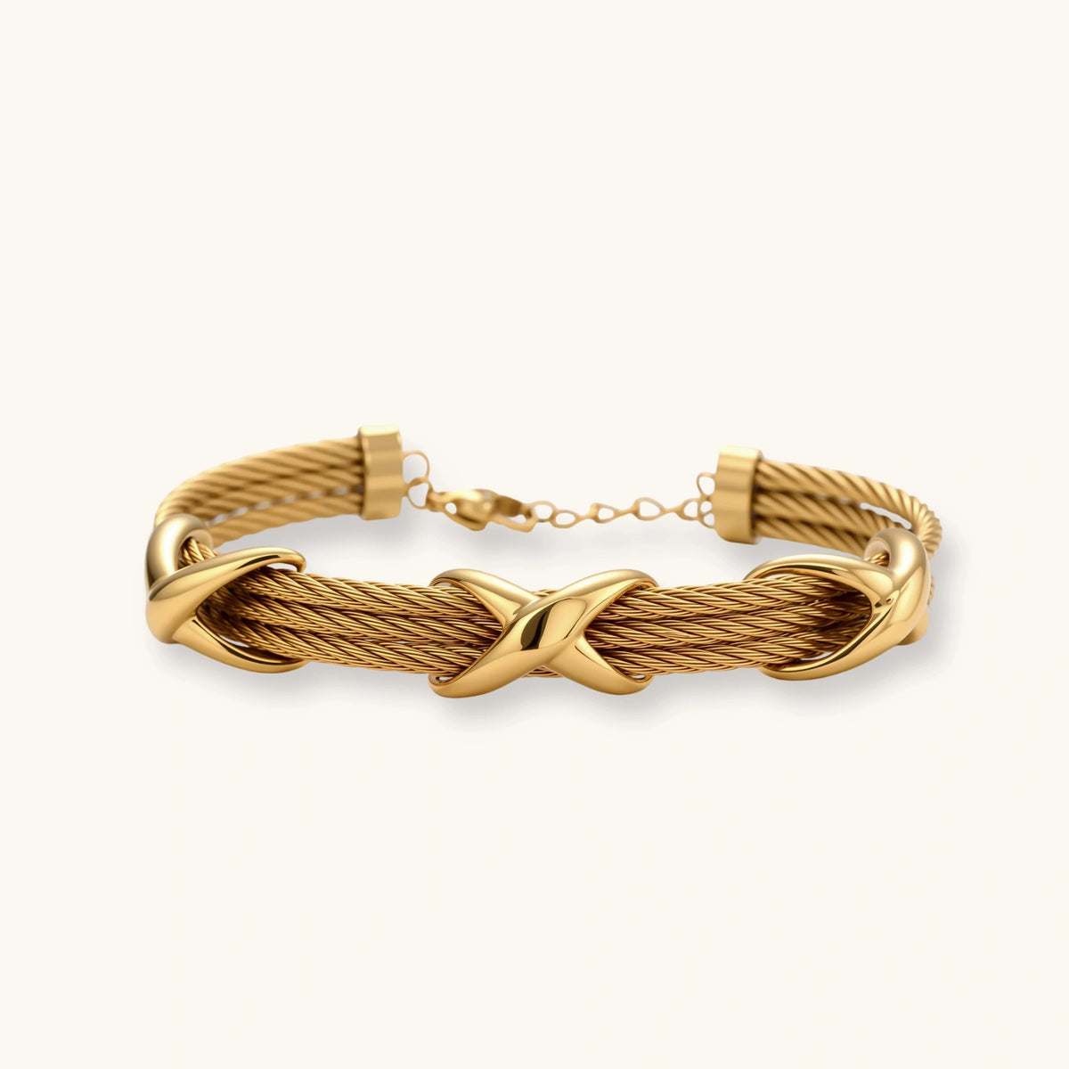 Bracelet Câble Nœud Croisé | FJORÉ